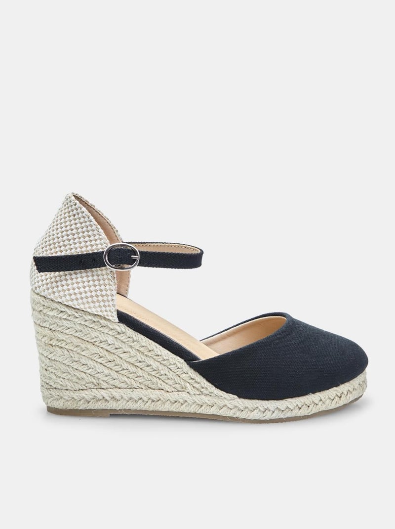 Espadrilles comfortables BATA Noir - Kiabi
