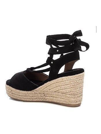 Sandales décontractées à bride cheville avec semelle compensée