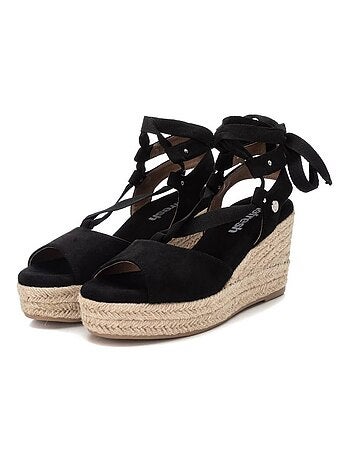 Sandales décontractées à bride cheville avec semelle compensée