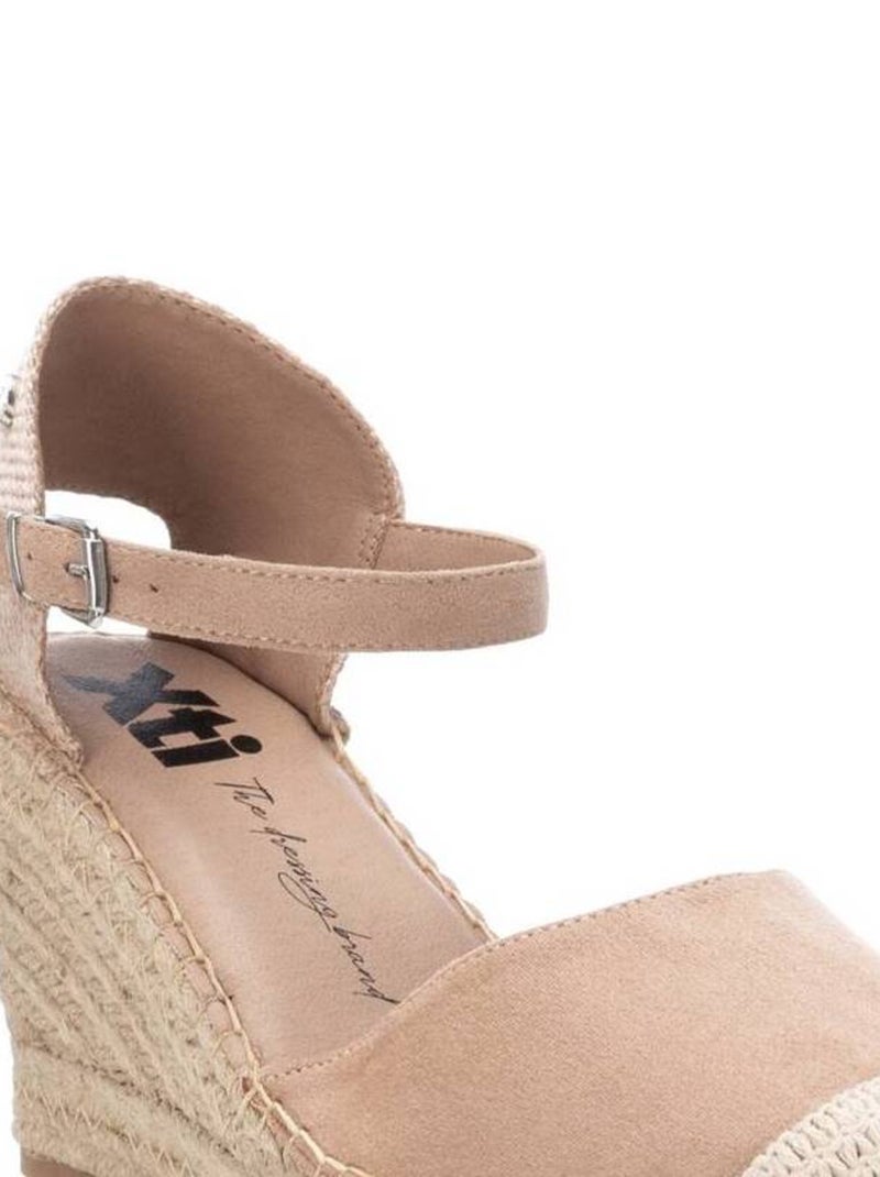 Espadrilles compensées pour femme Beige - Kiabi