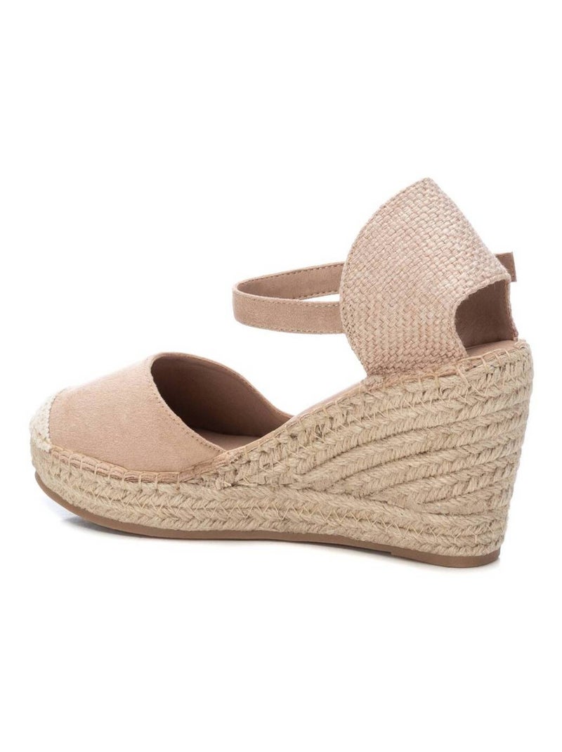 Espadrilles compensées pour femme Beige - Kiabi