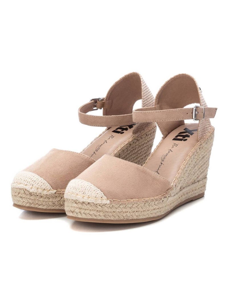Espadrilles compensées pour femme Beige - Kiabi