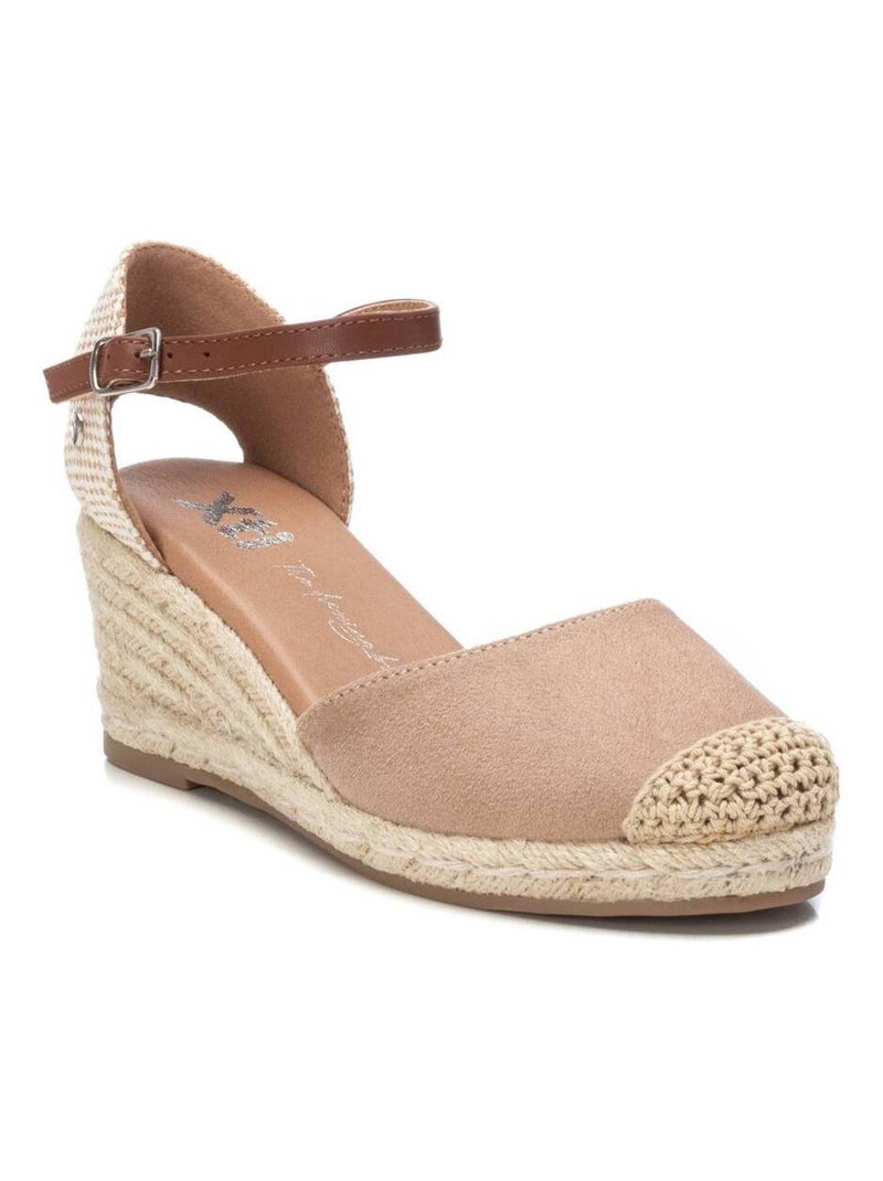 Espadrilles compensées pour femme Beige - Kiabi