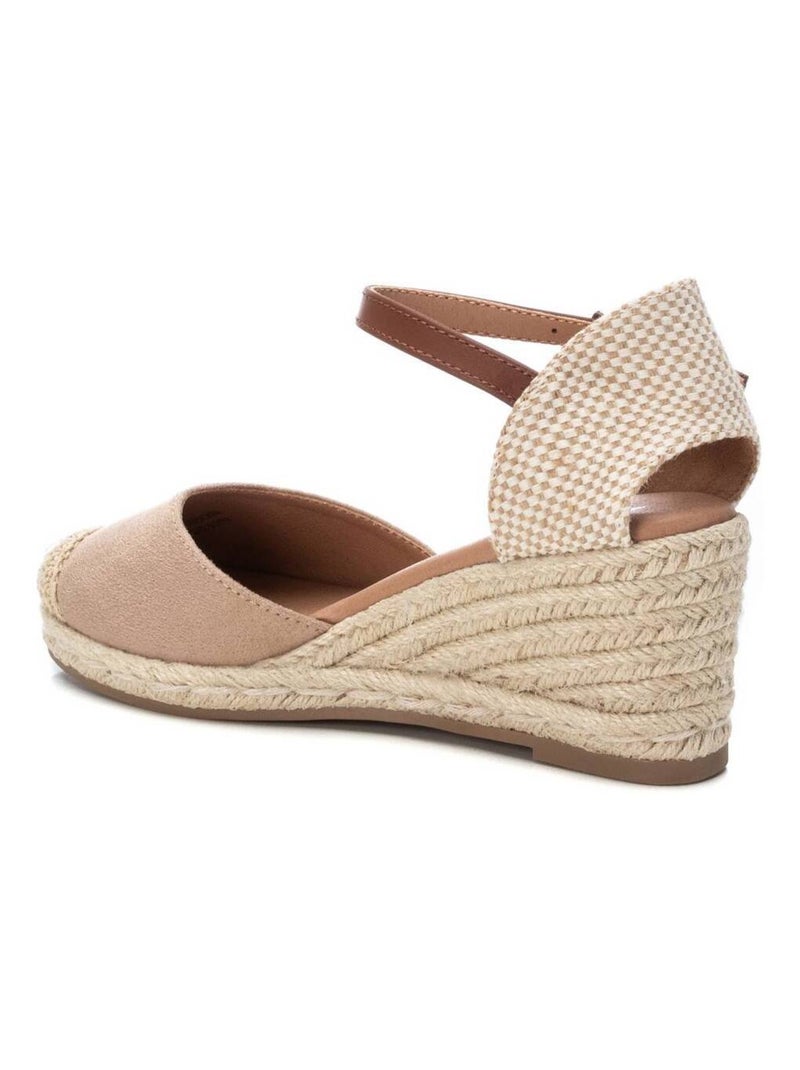 Espadrilles compensées pour femme Beige - Kiabi