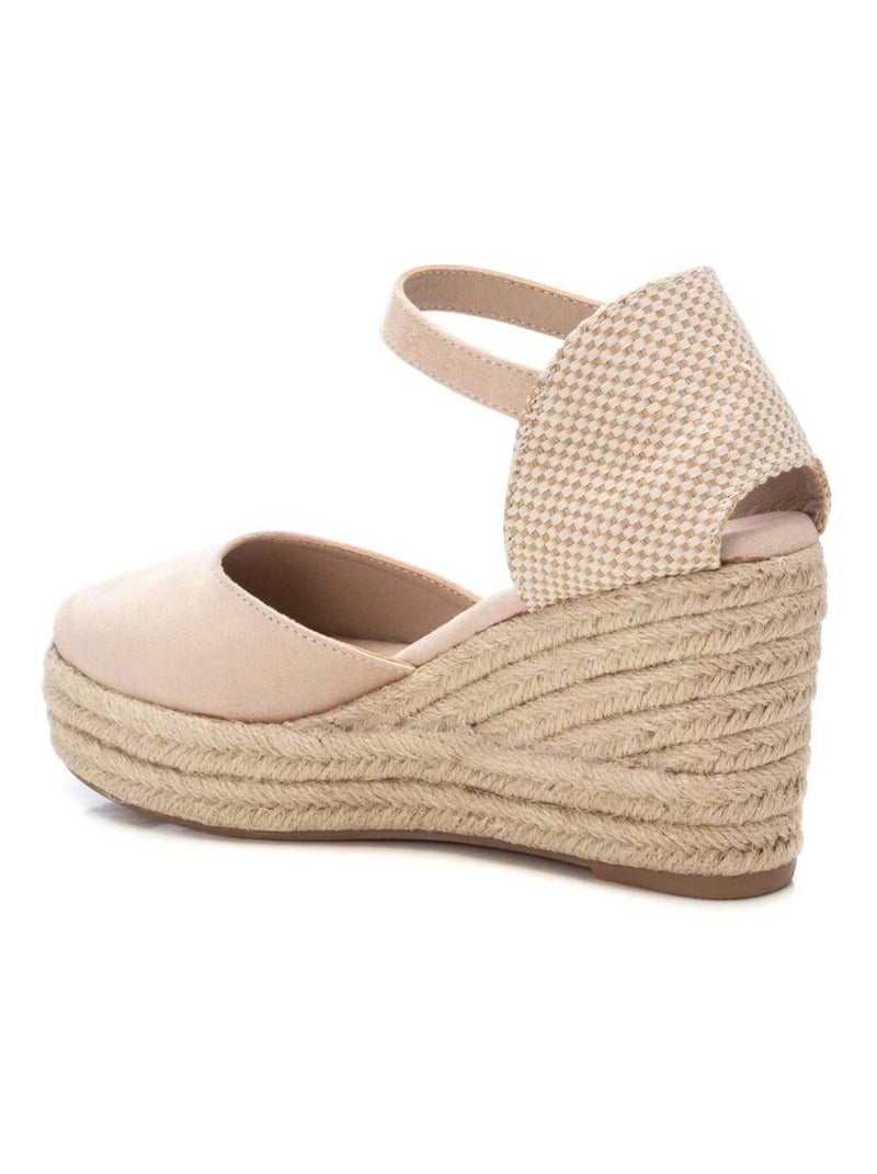Espadrilles compensées pour femme Beige - Kiabi