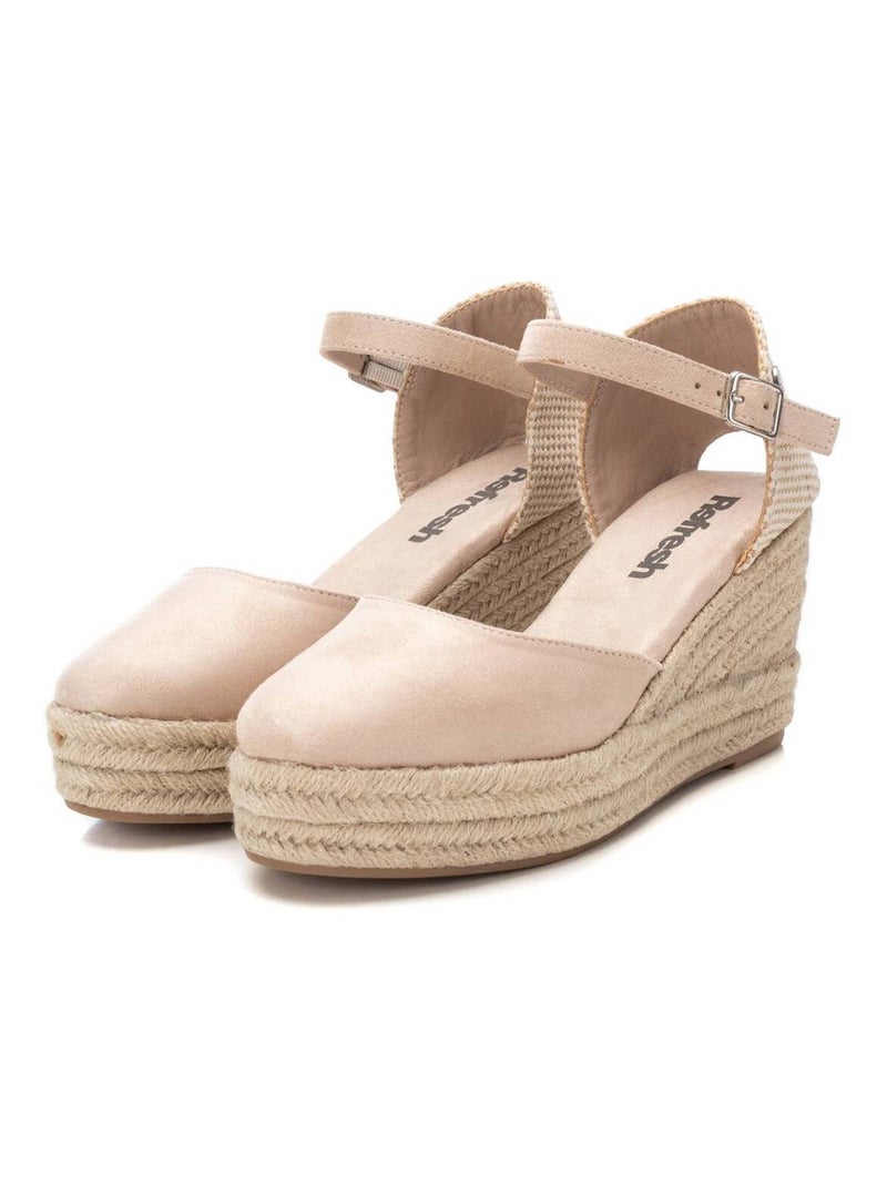 Espadrilles compensées pour femme Beige - Kiabi