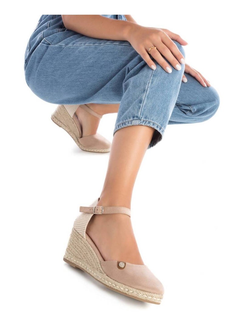Espadrilles compensées pour femme Beige - Kiabi
