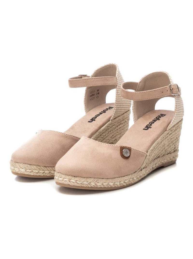 Espadrilles compensées pour femme Beige - Kiabi