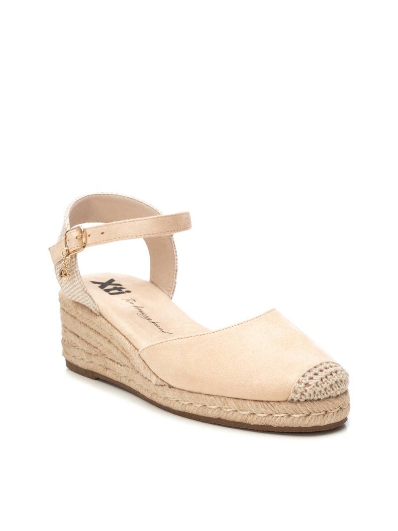 Espadrilles compensées pour femme Beige - Kiabi