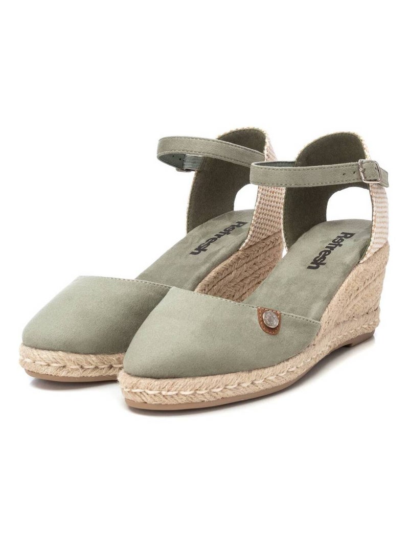 Espadrilles compensées pour femme Bleu azur - Kiabi