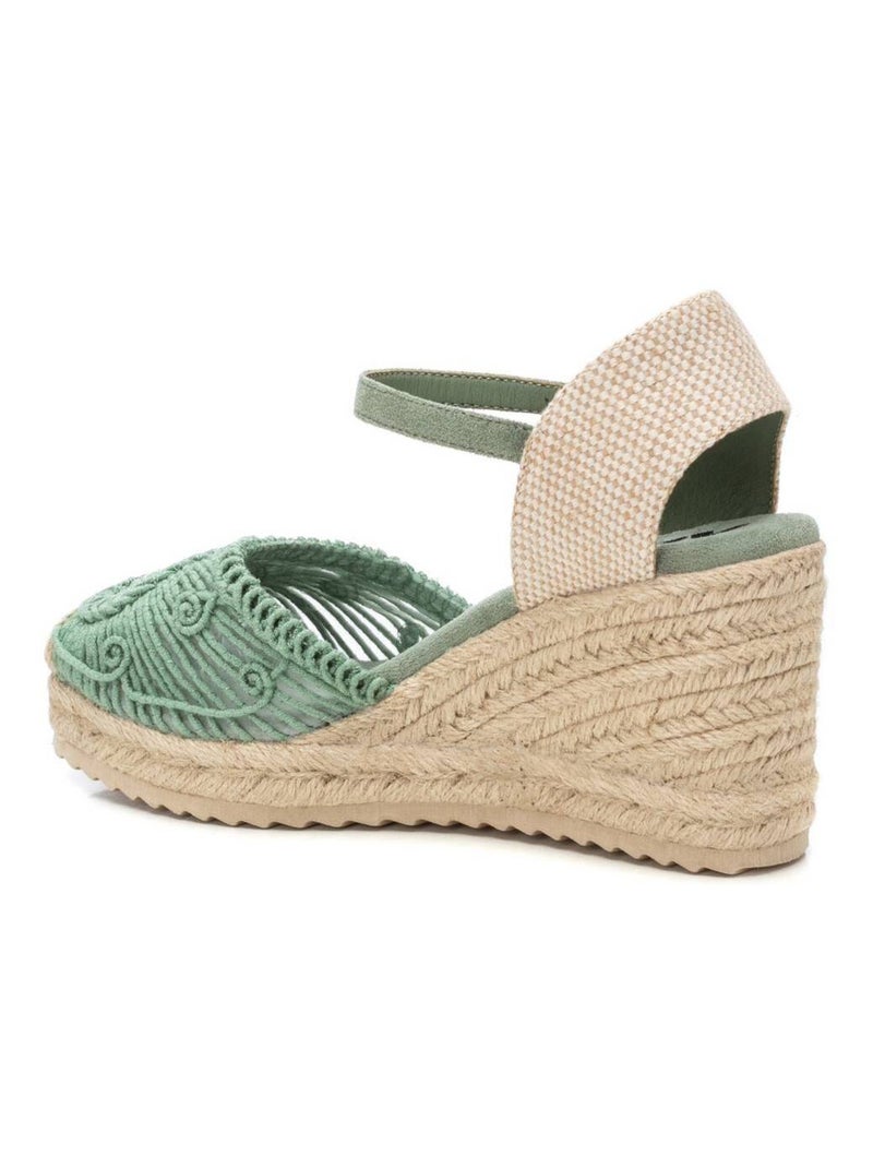 Espadrilles compensées pour femme Bleu azur - Kiabi