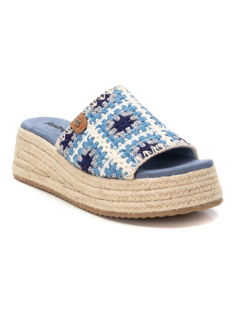Espadrilles compensées pour femme Bleu - Kiabi