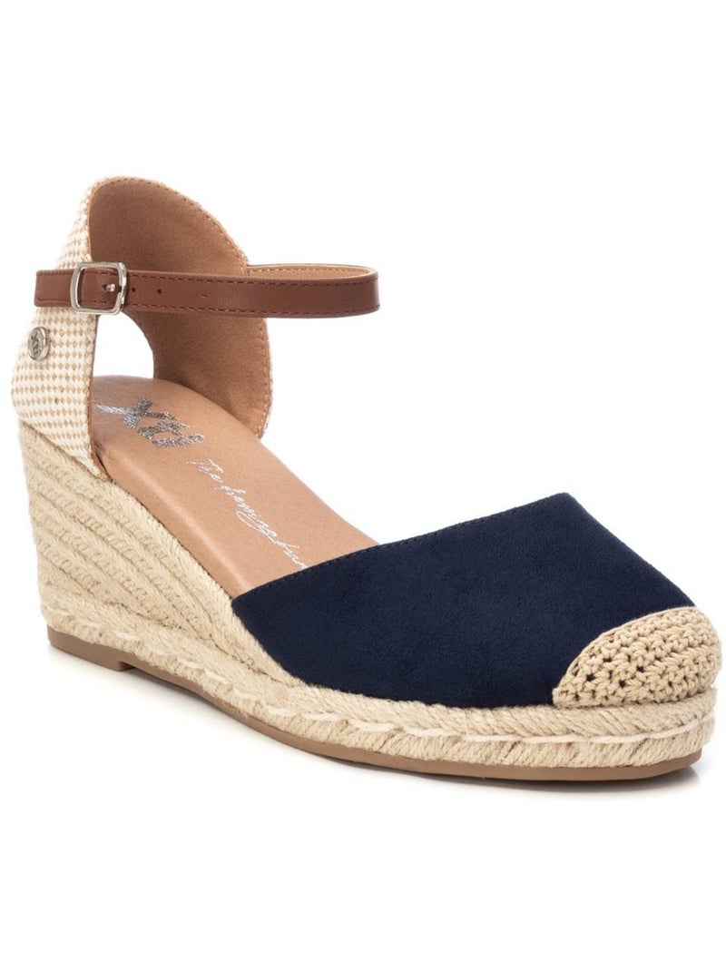Espadrilles compensées pour femme Bleu - Kiabi