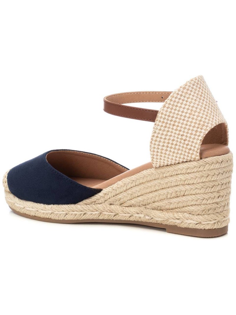 Espadrilles compensées pour femme Bleu - Kiabi