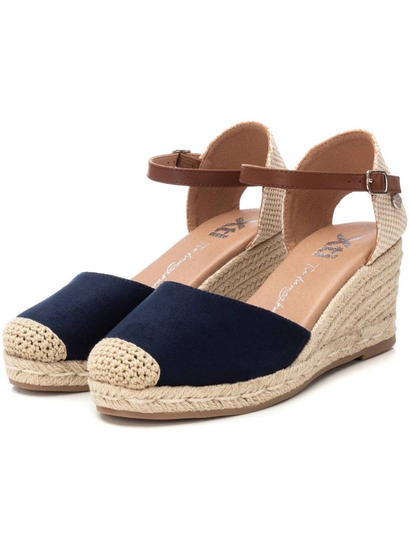 Espadrilles compensées pour femme Bleu - Kiabi