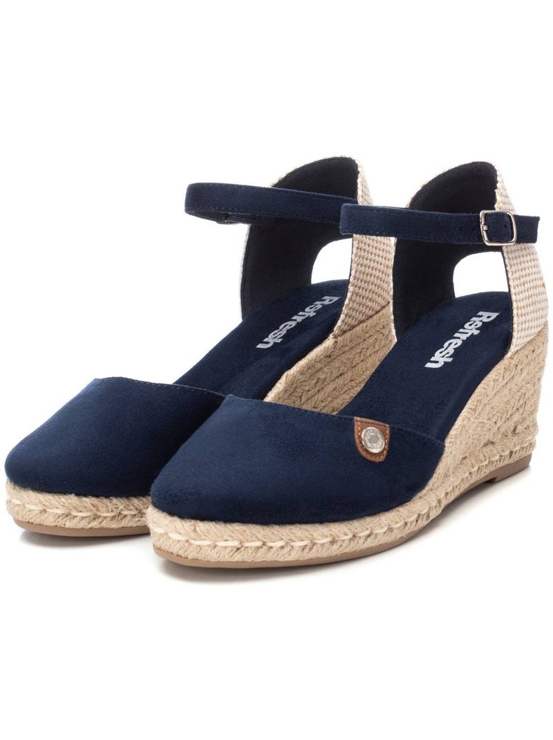 Espadrilles compensées pour femme Bleu - Kiabi