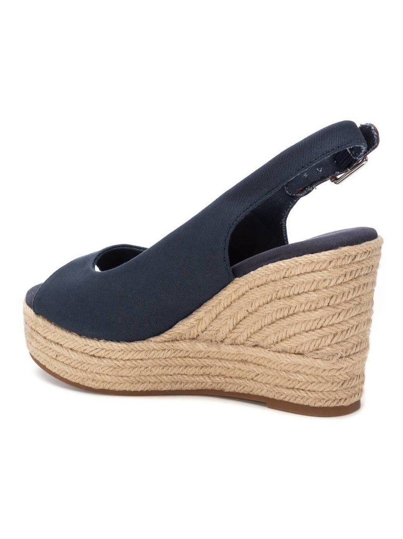 Espadrilles compensées pour femme Bleu - Kiabi