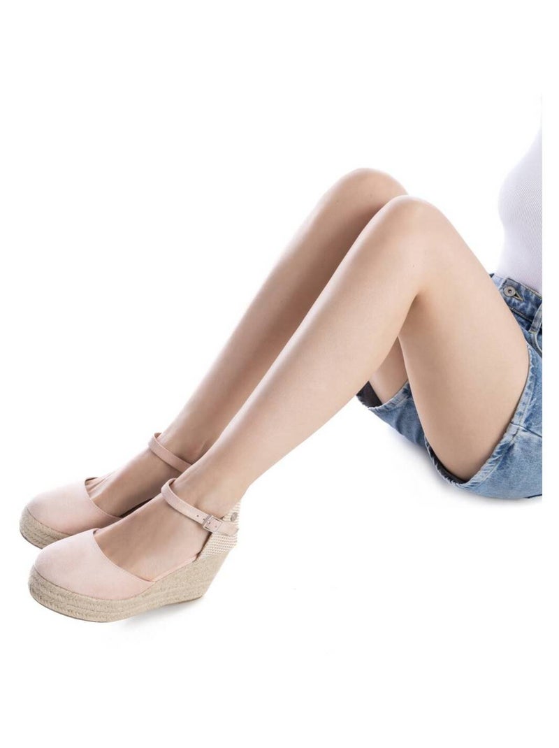 Espadrilles compensées pour femme Crème - Kiabi