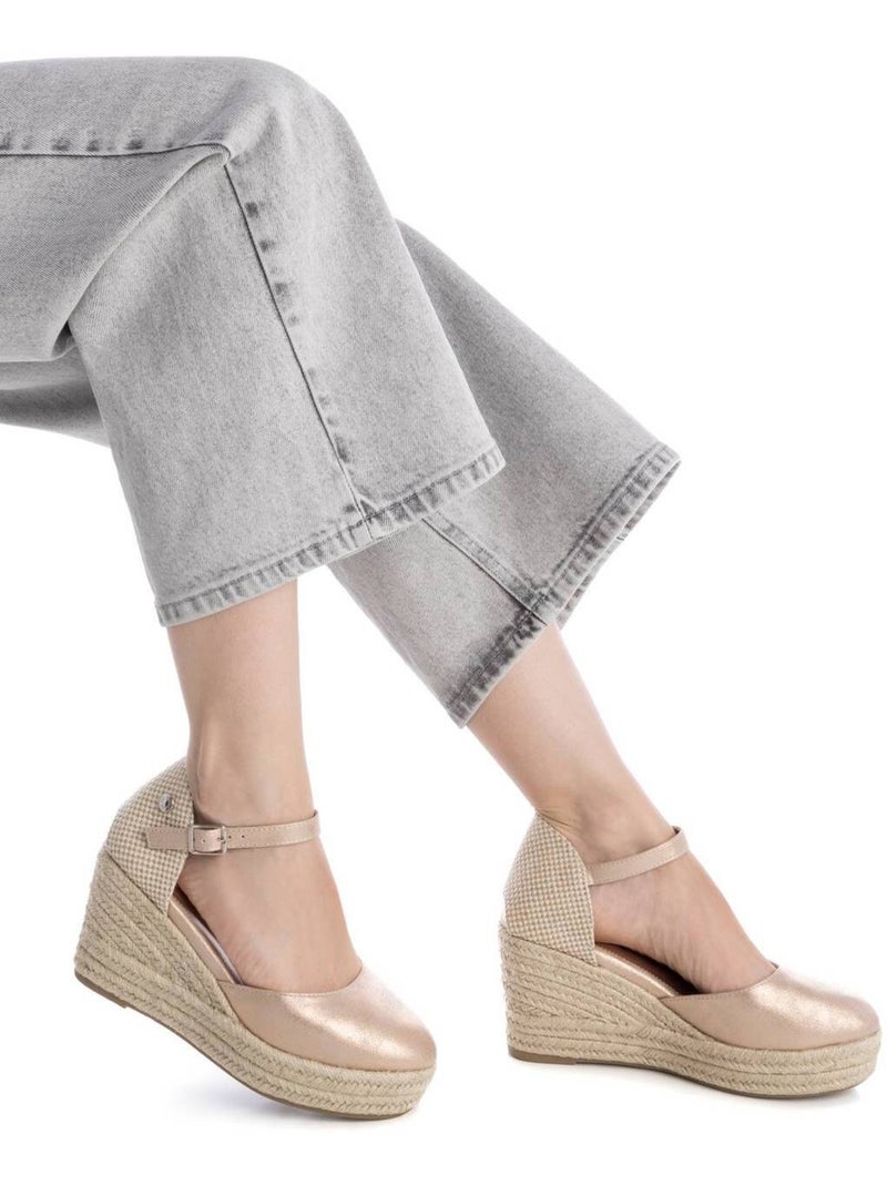 Espadrilles compensées pour femme Crème - Kiabi