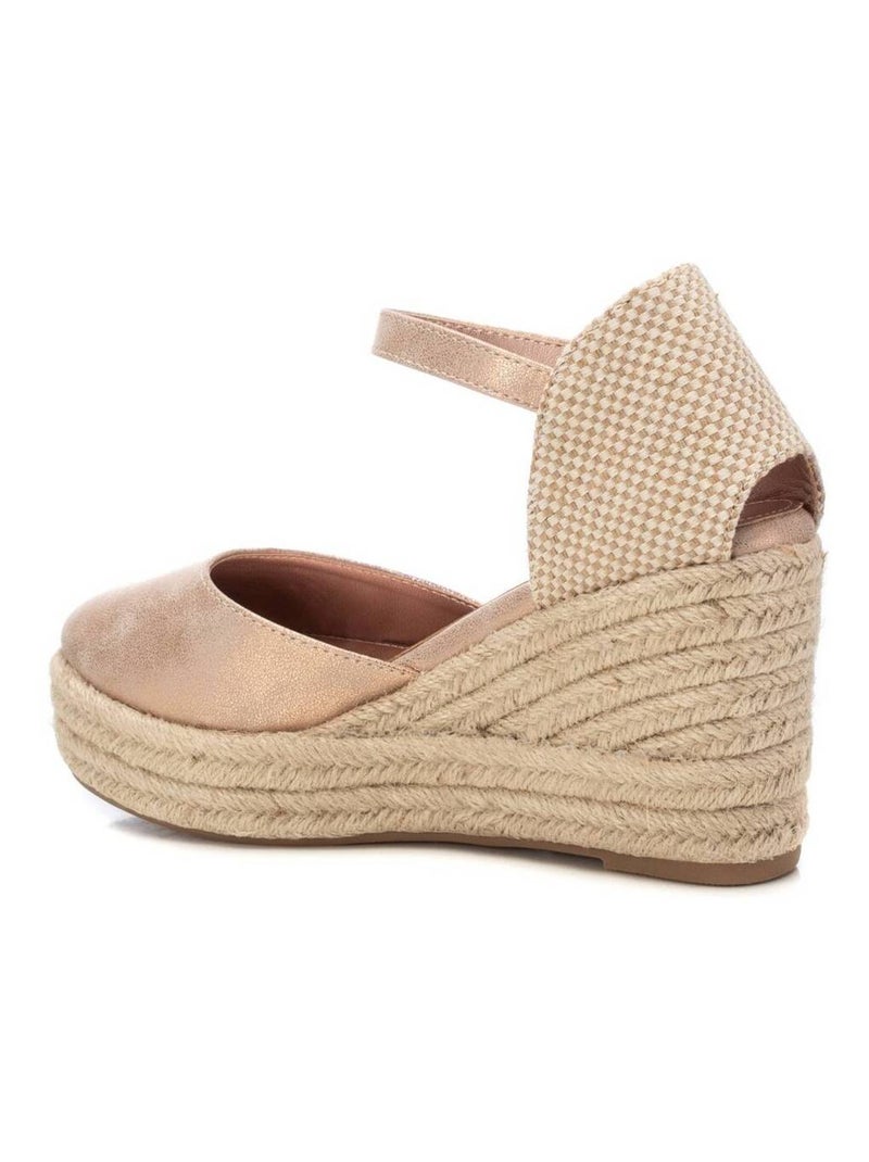 Espadrilles compensées pour femme Crème - Kiabi