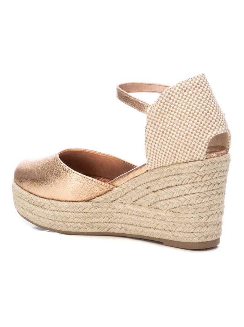 Espadrilles compensées pour femme Crème - Kiabi