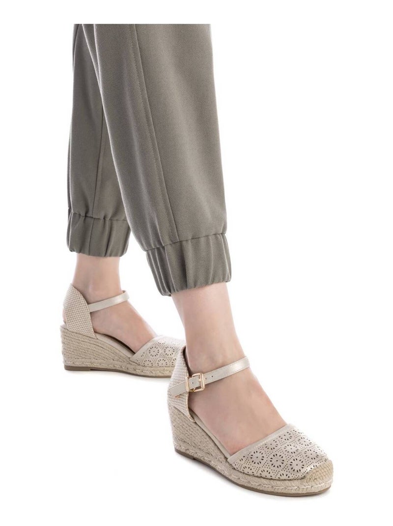 Espadrilles compensées pour femme Doré/or - Kiabi