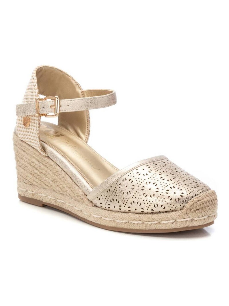 Espadrilles compensées pour femme Doré/or - Kiabi