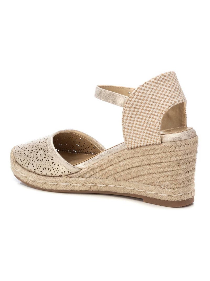 Espadrilles compensées pour femme Doré/or - Kiabi