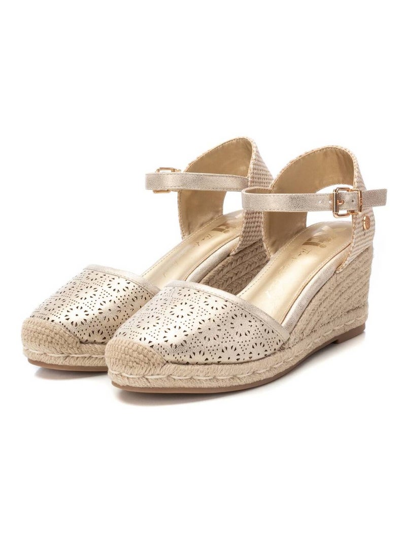 Espadrilles compensées pour femme Doré/or - Kiabi