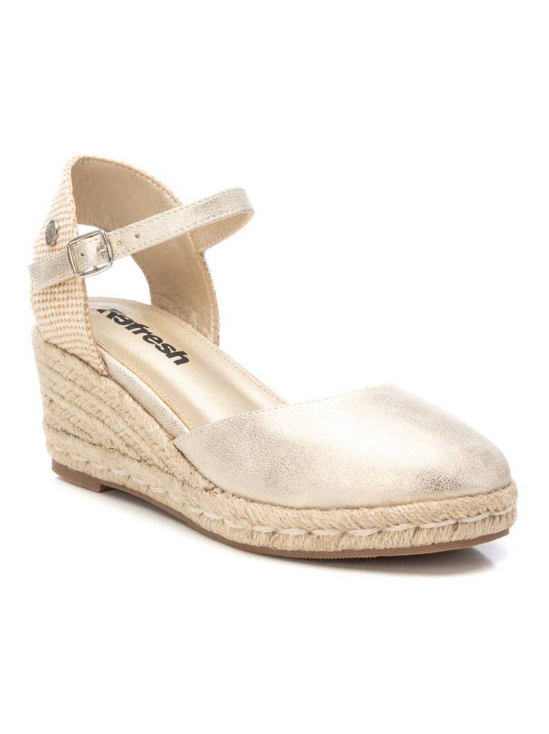 Espadrilles compensées pour femme Doré/or - Kiabi