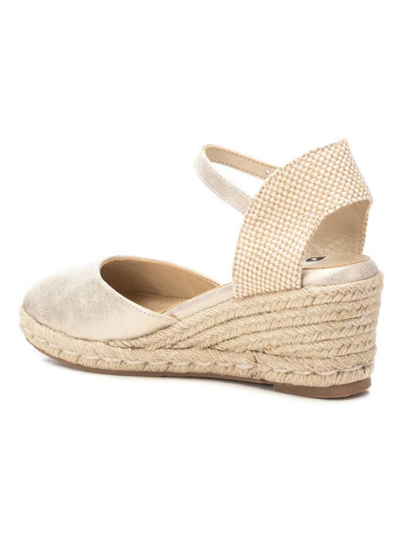 Espadrilles compensées pour femme Doré/or - Kiabi