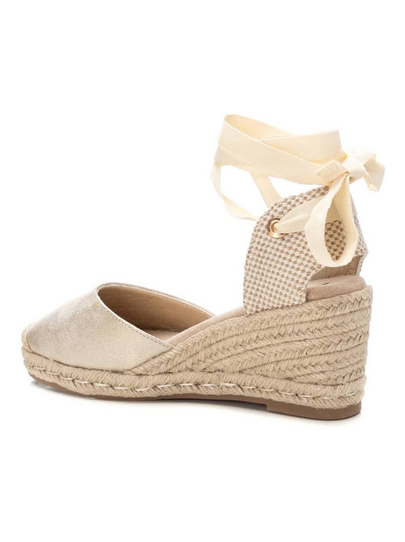 Espadrilles compensées pour femme Doré/or - Kiabi