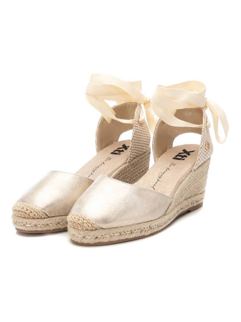 Espadrilles compensées pour femme Doré/or - Kiabi