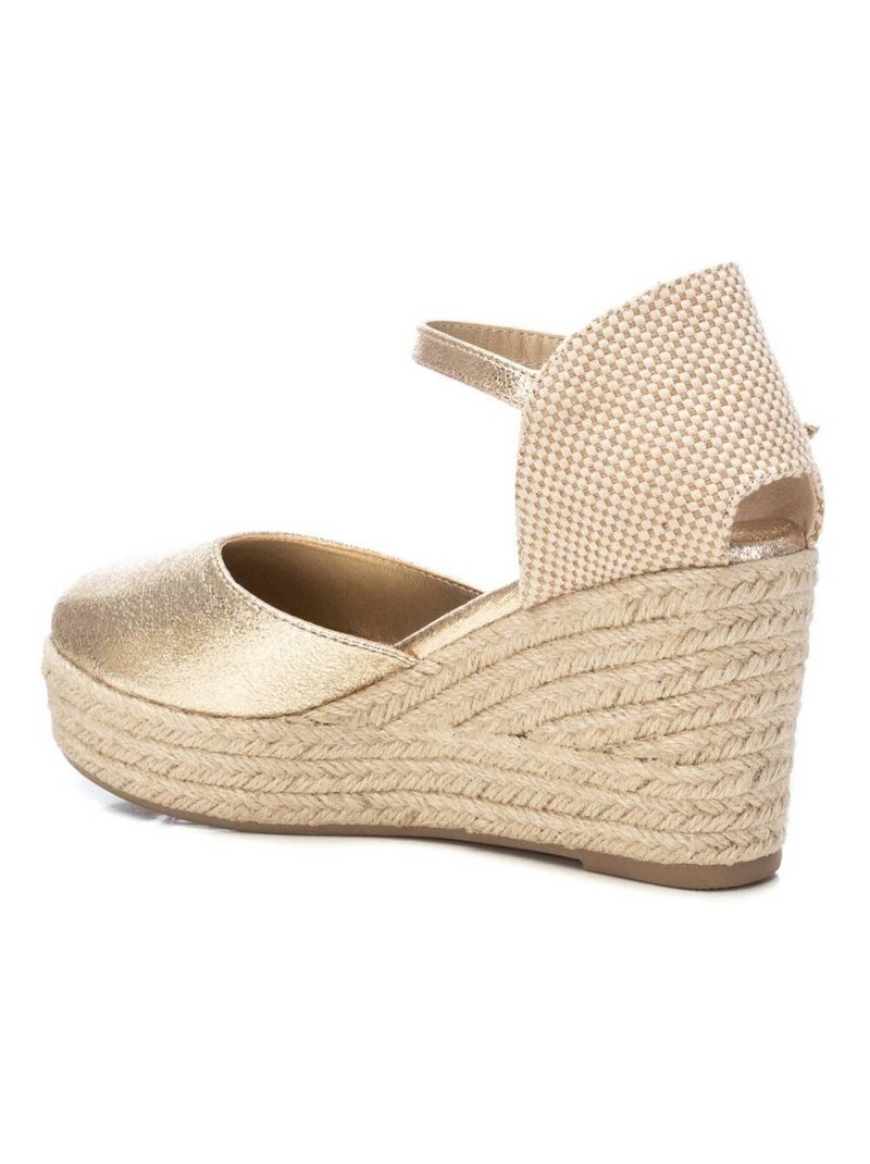 Espadrilles compensées pour femme Doré/or - Kiabi