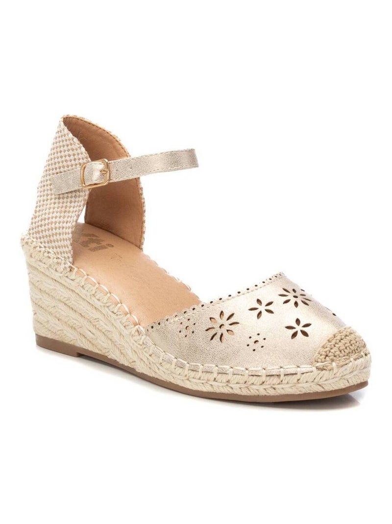 Espadrilles compensées pour femme Doré/or - Kiabi