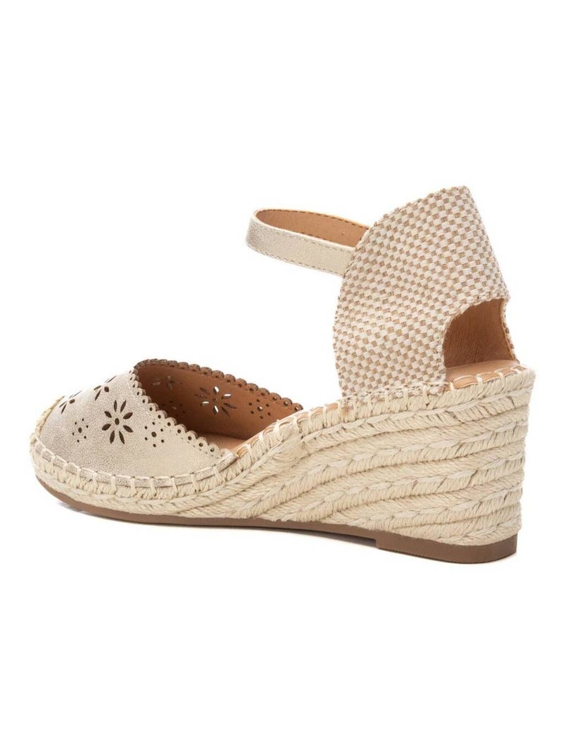 Espadrilles compensées pour femme Doré/or - Kiabi