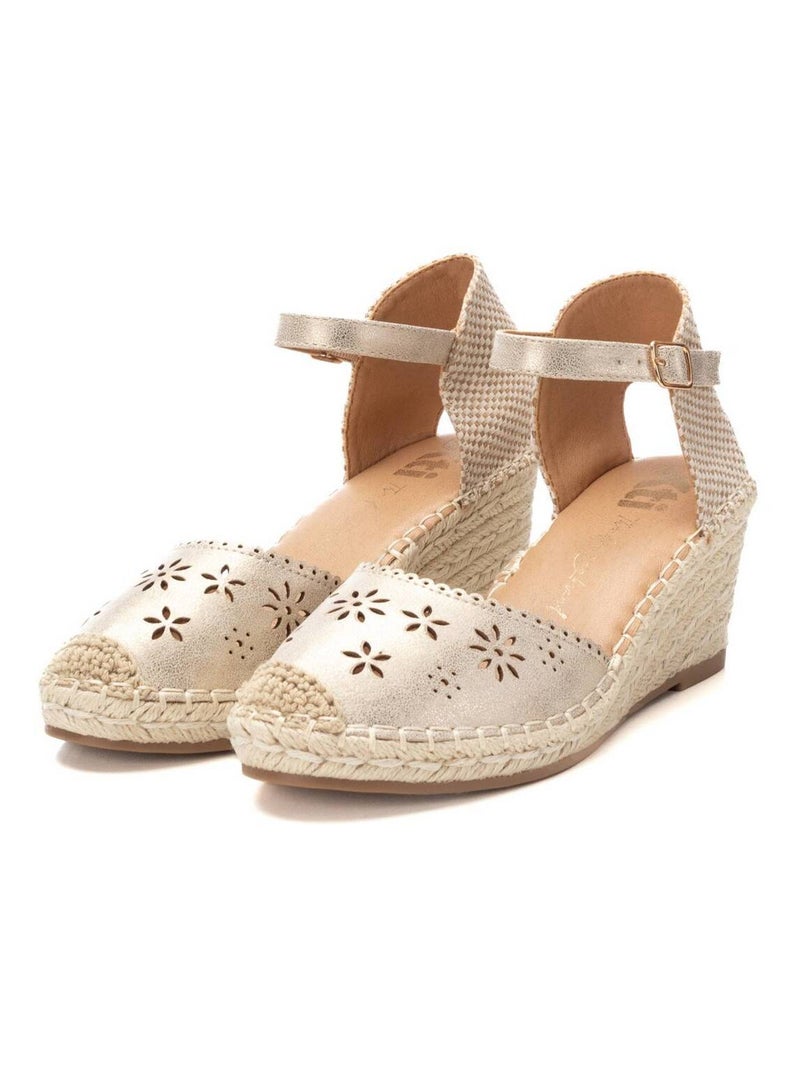 Espadrilles compensées pour femme Doré/or - Kiabi