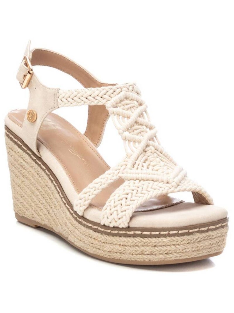 Espadrilles compensées pour femme Gris - Kiabi