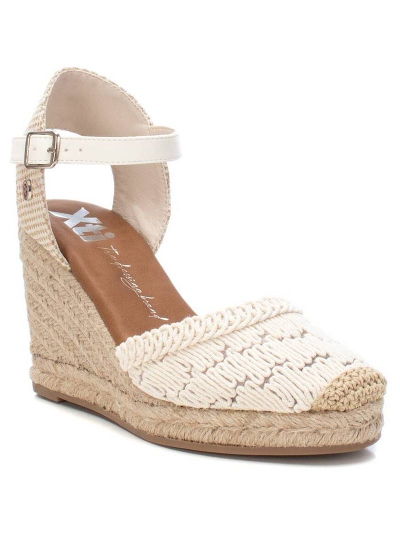 Espadrilles compensées pour femme Gris - Kiabi