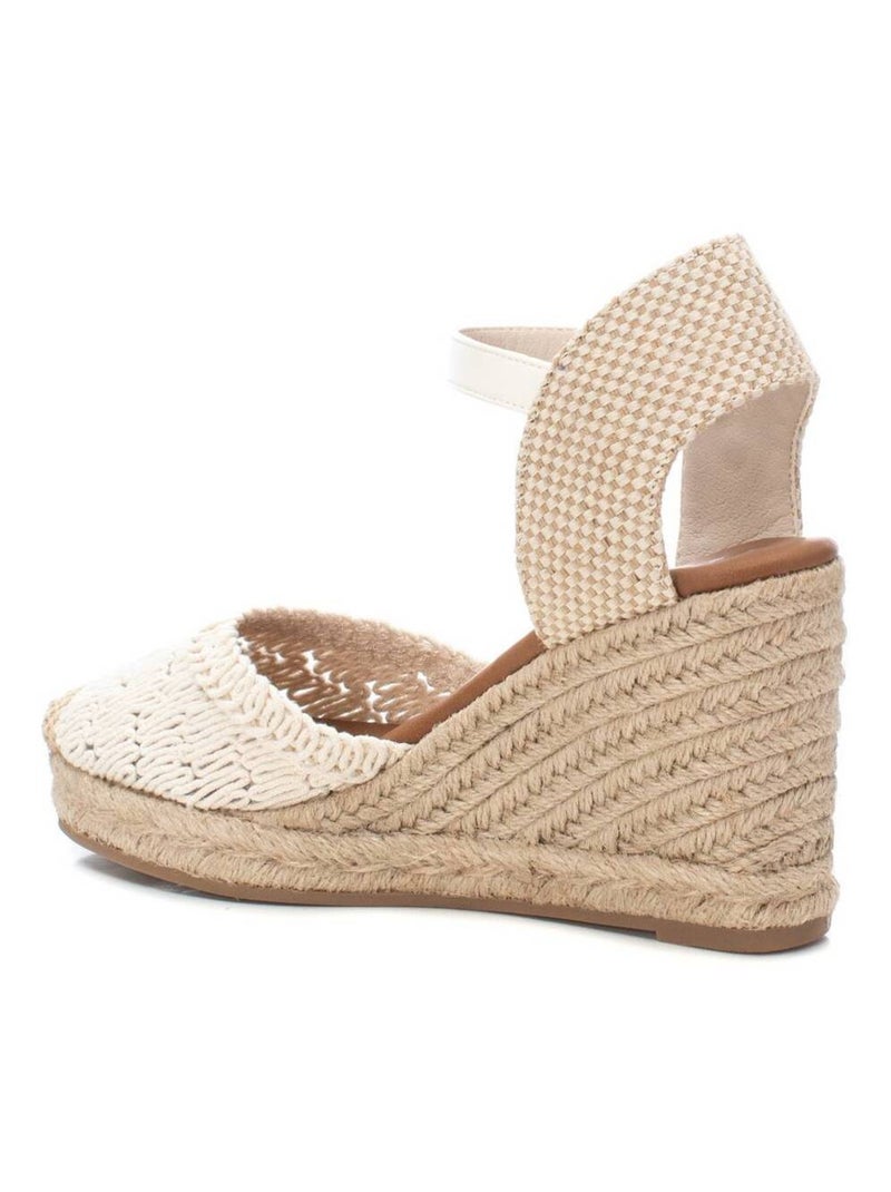 Espadrilles compensées pour femme Gris - Kiabi