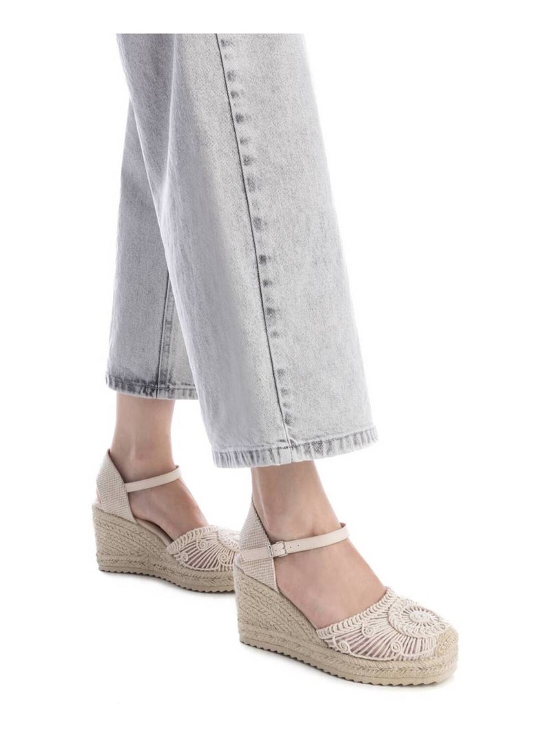 Espadrilles compensées pour femme Gris - Kiabi