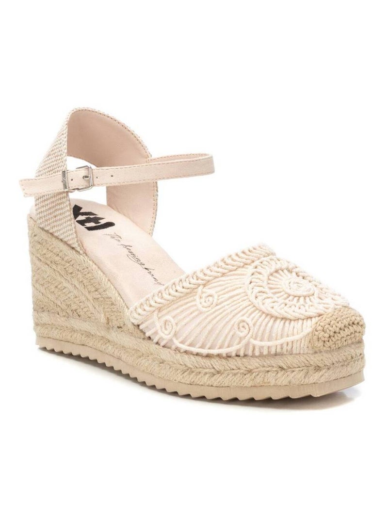 Espadrilles compensées pour femme Gris - Kiabi