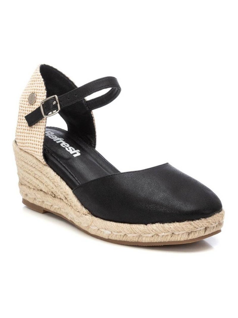 Espadrilles compensées pour femme Noir - Kiabi