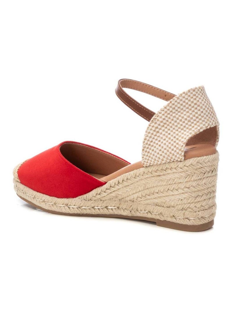 Espadrilles compensées pour femme Rouge - Kiabi