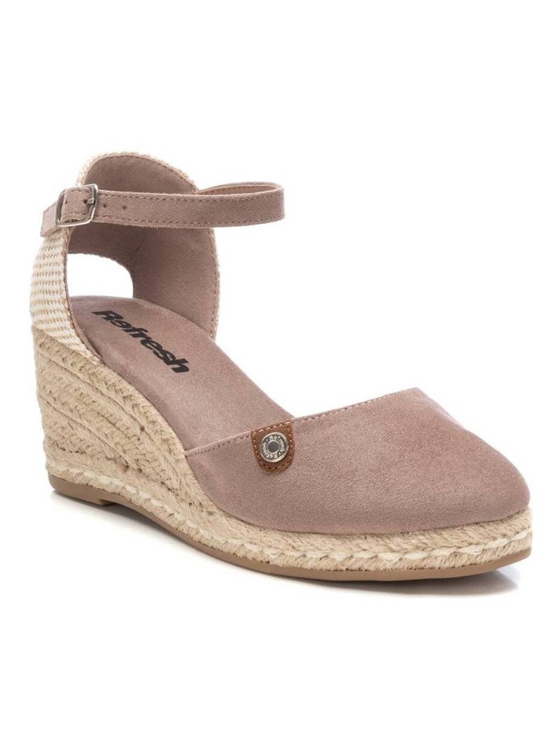 Espadrilles compensées pour femme Taupe - Kiabi