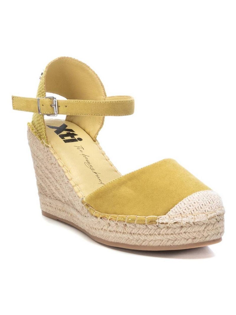 Espadrilles compensées pour femme Vert pistache - Kiabi