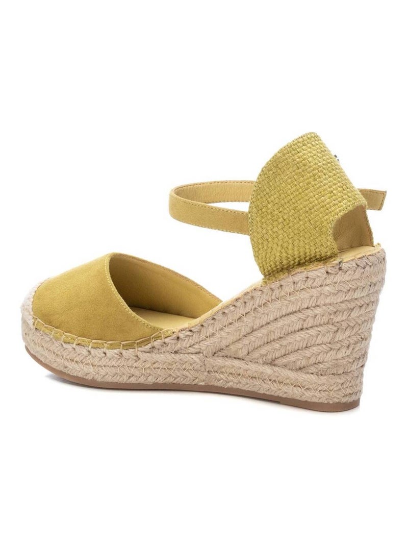 Espadrilles compensées pour femme Vert pistache - Kiabi