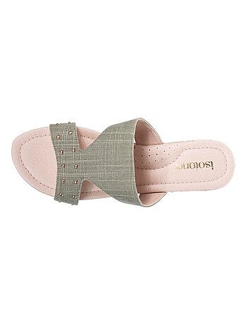Espadrilles confort compensée 3cm isotoner