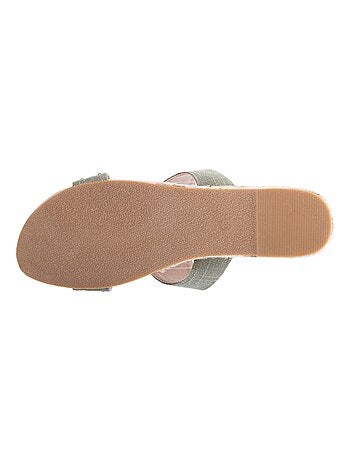 Espadrilles confort compensée 3cm isotoner