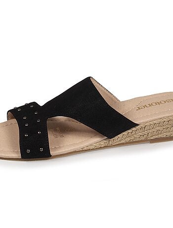 Espadrilles Confort compensée 3cm Isotoner